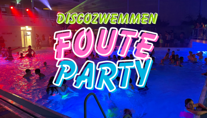 Discozwemmen in zwembad De Koploper | 9 tot 14 jaar | Kinderzwemfeest | Foute Party